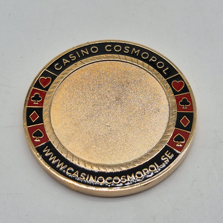 Elegant pokerbricka i metall Casino Cosmopol