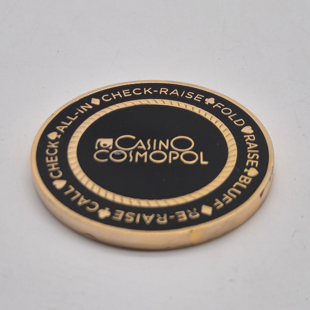 Elegant pokerbricka i metall Casino Cosmopol