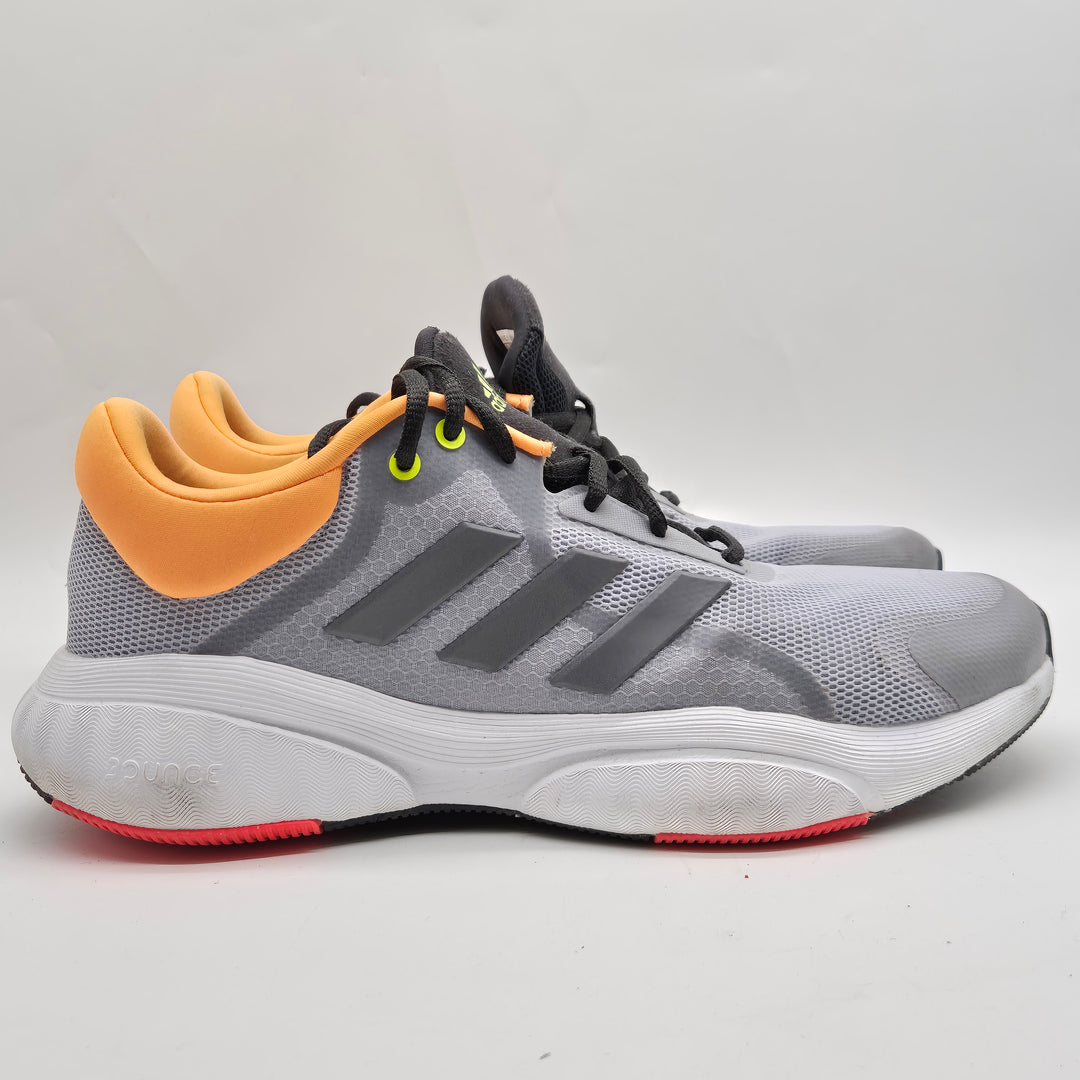 Adidas löparskor grå neonorange EU 42