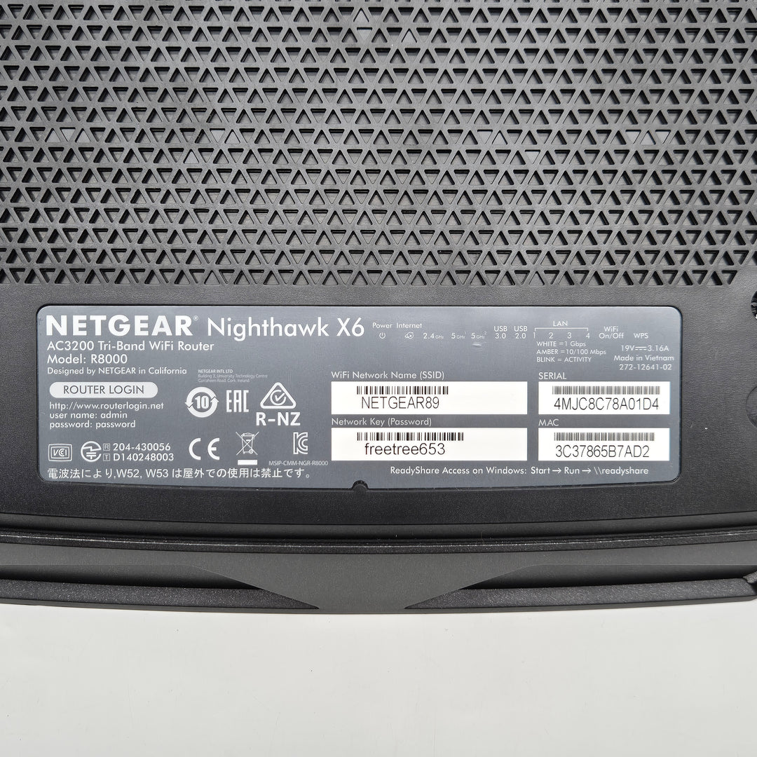 Netgear Nighthawk X6 WiFi router begagnad