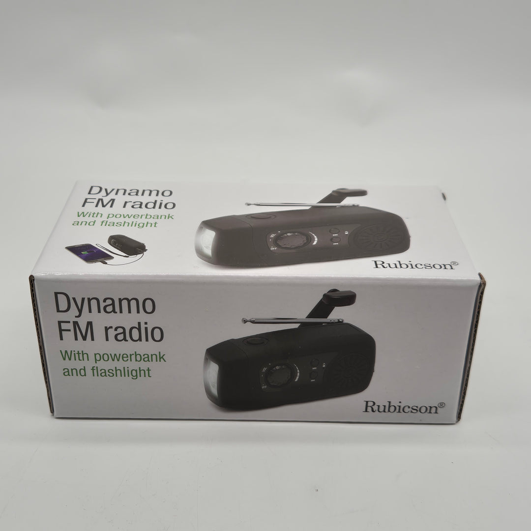 Rubicson dynamo nödradio med powerbank