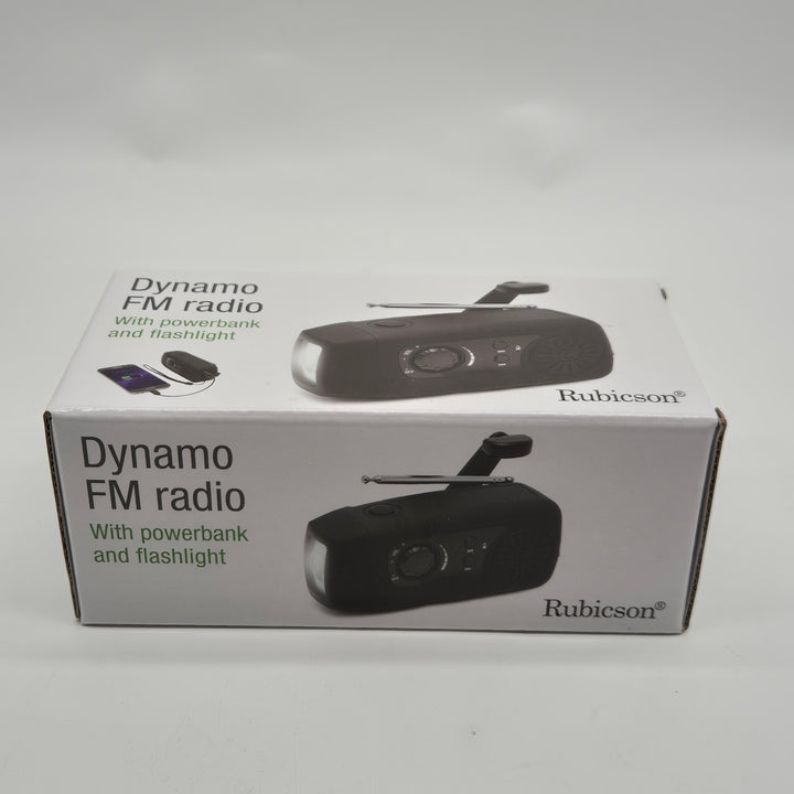 Rubicson dynamo nödradio med powerbank