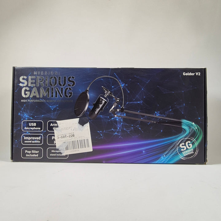 Serious Gaming Galder V2 USB-mikrofon med arm