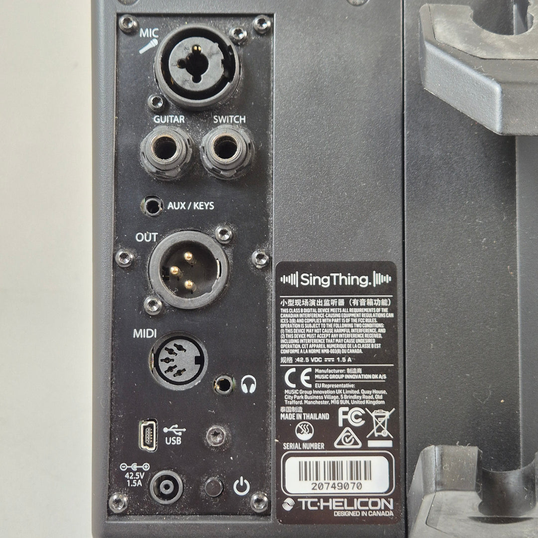 TC-Helicon SingThing vokalprocessor med högtalare