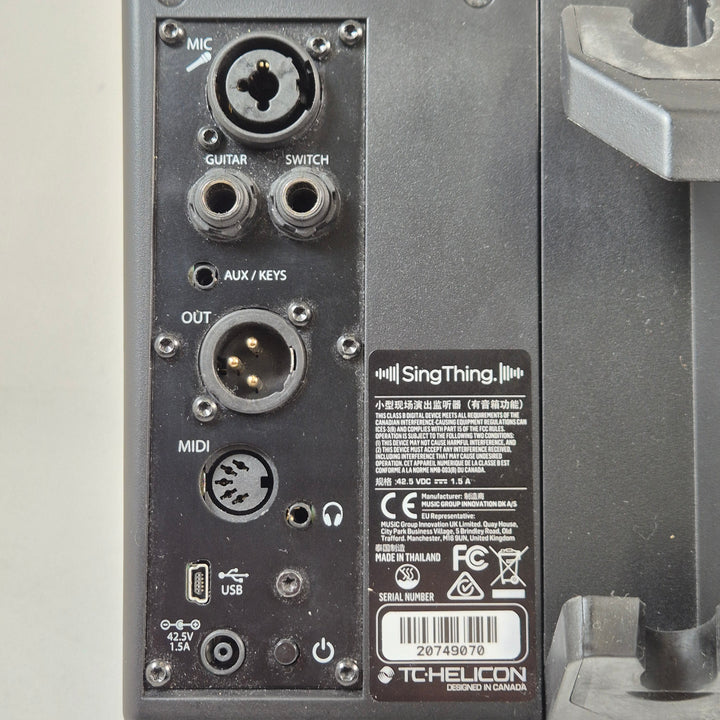 TC-Helicon SingThing vokalprocessor med högtalare