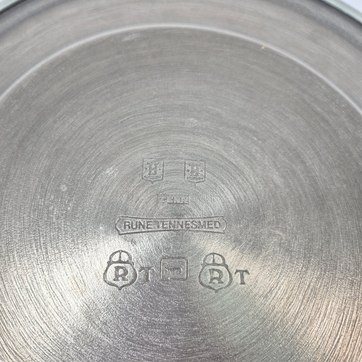 Retro serveringsset i matt silverfärgad metall