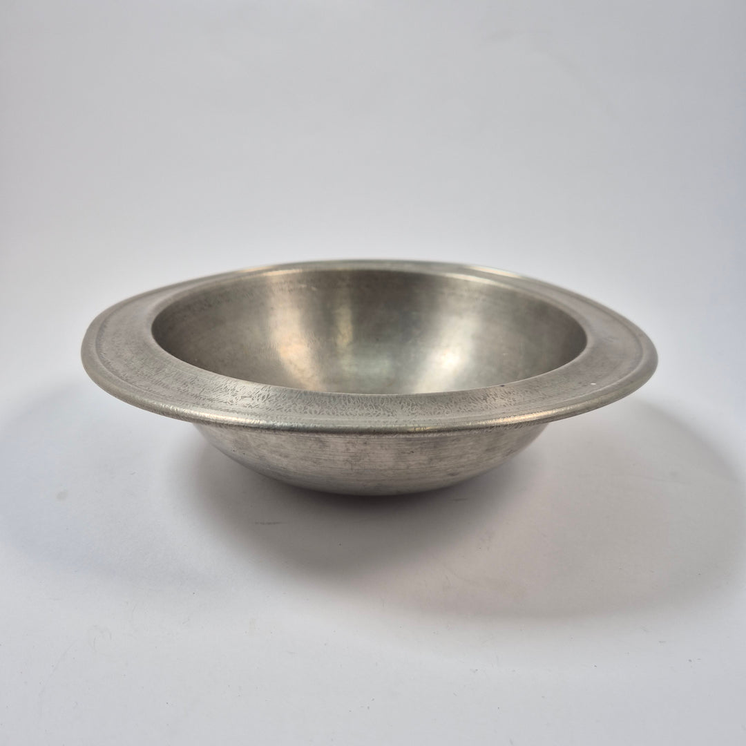 Retro serveringsset i matt silverfärgad metall