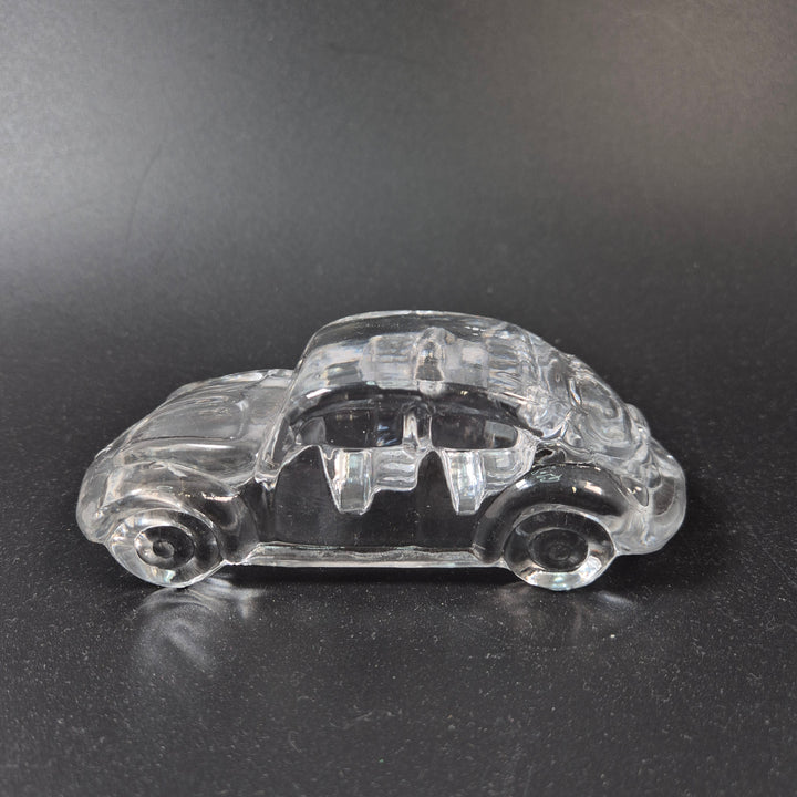 Retro glasbil prydnad i klar glas bubbla