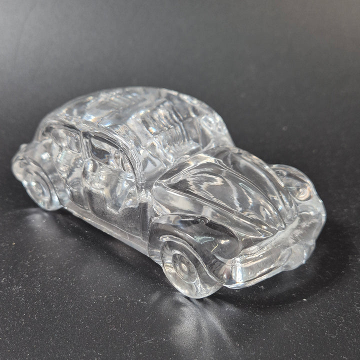 Retro glasbil prydnad i klar glas bubbla