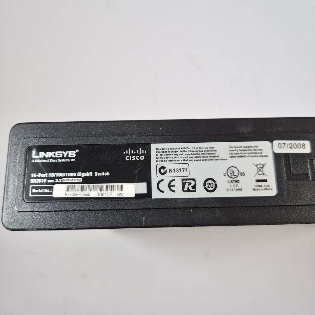 Linksys by Cisco gigabit nätverksswitch 16 portar
