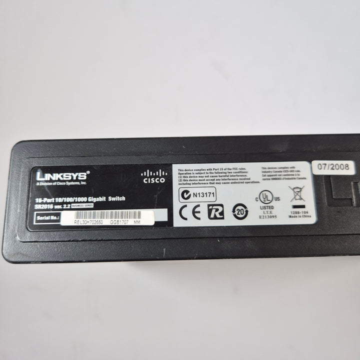 Linksys by Cisco gigabit nätverksswitch 16 portar