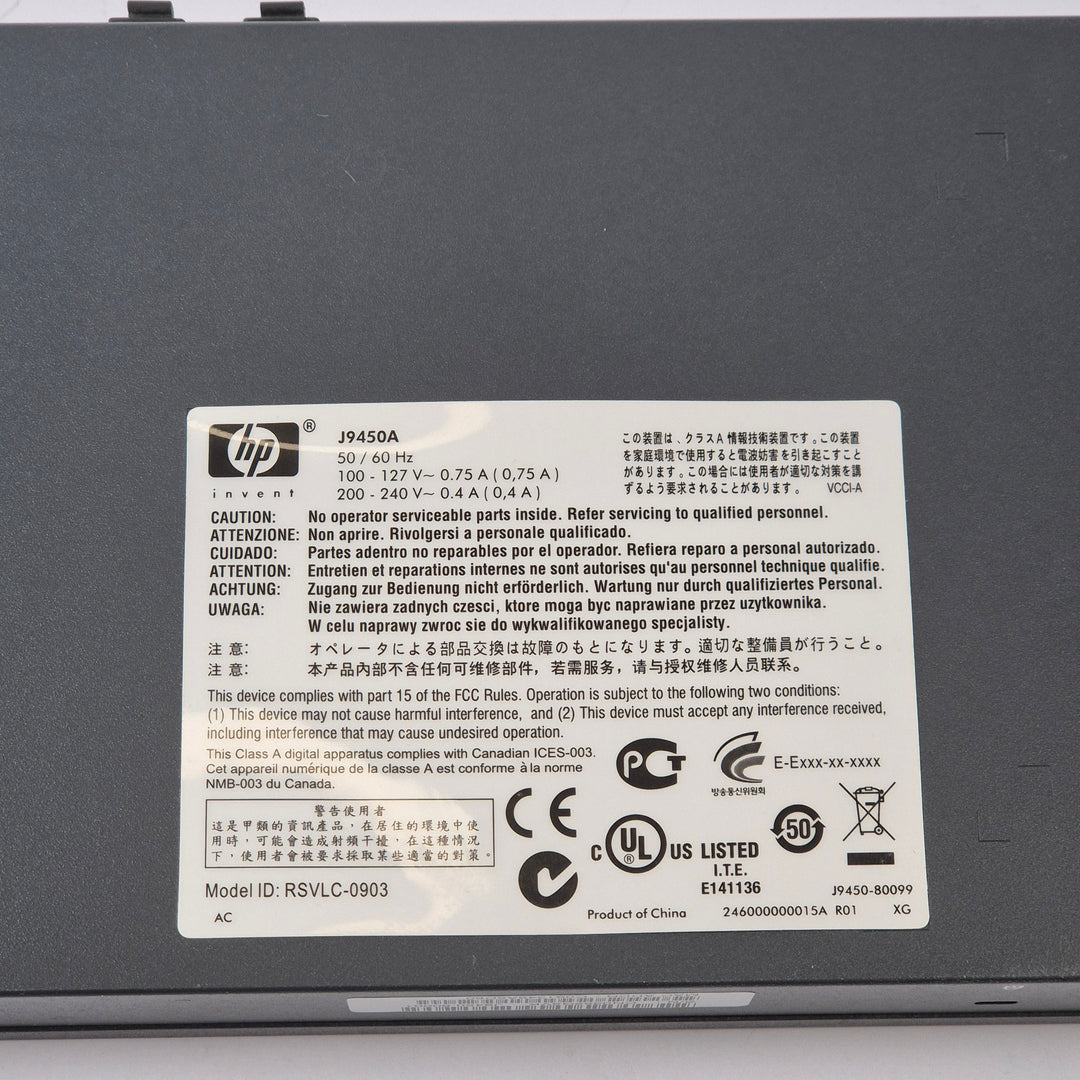 HP ProCurve J9450A nätverksswitch 24 portar