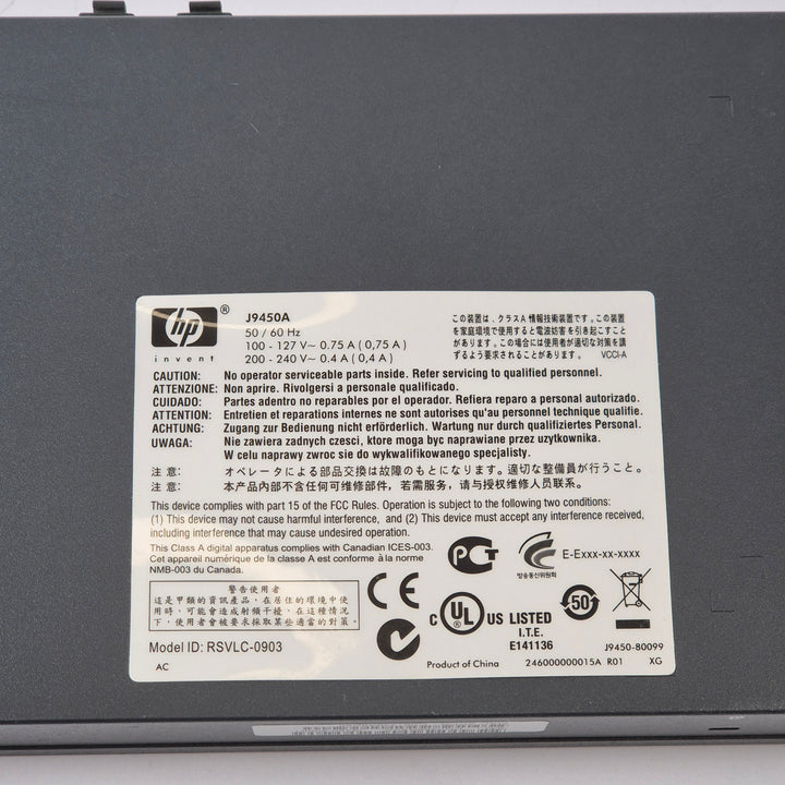HP ProCurve J9450A nätverksswitch 24 portar