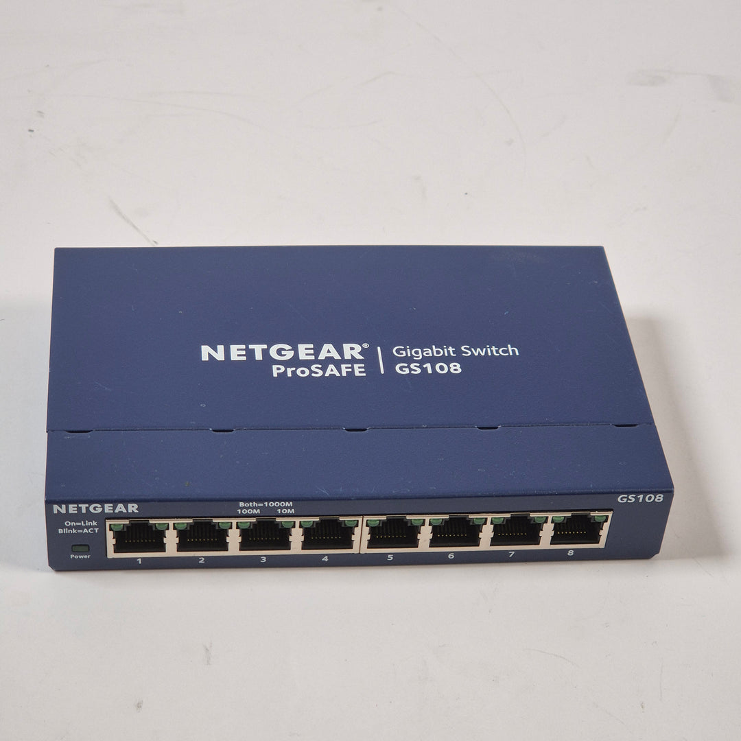 Netgear ProSAFE gigabit nätverksswitch 8 portar