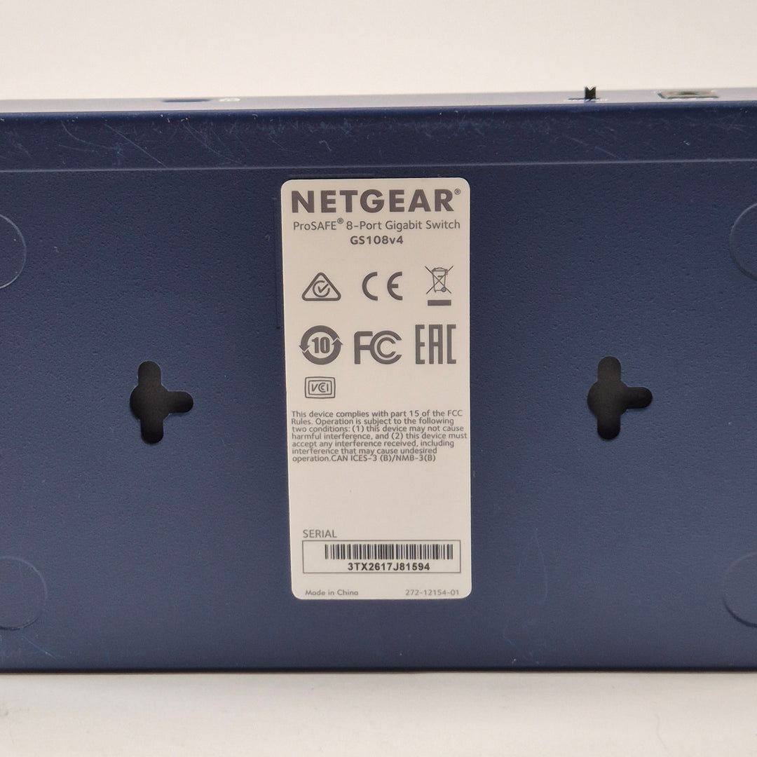 Netgear ProSAFE gigabit nätverksswitch 8 portar