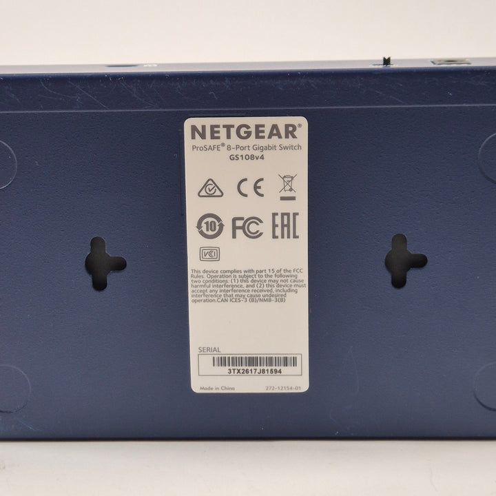 Netgear ProSAFE gigabit nätverksswitch 8 portar