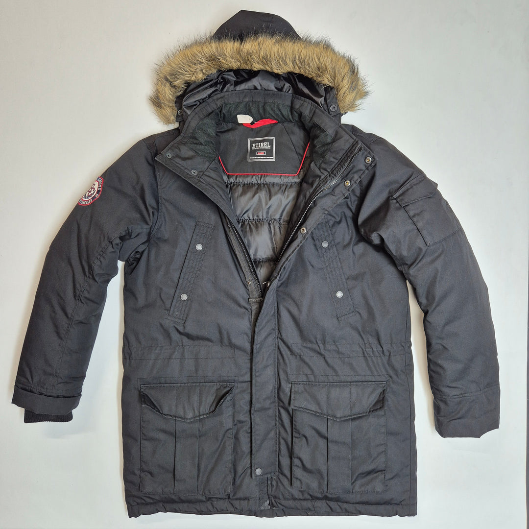 Svart vinterparkas Etirel Campus Sportswear XL
