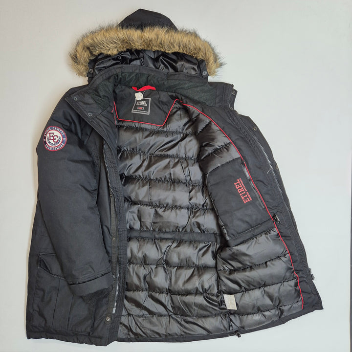Svart vinterparkas Etirel Campus Sportswear XL