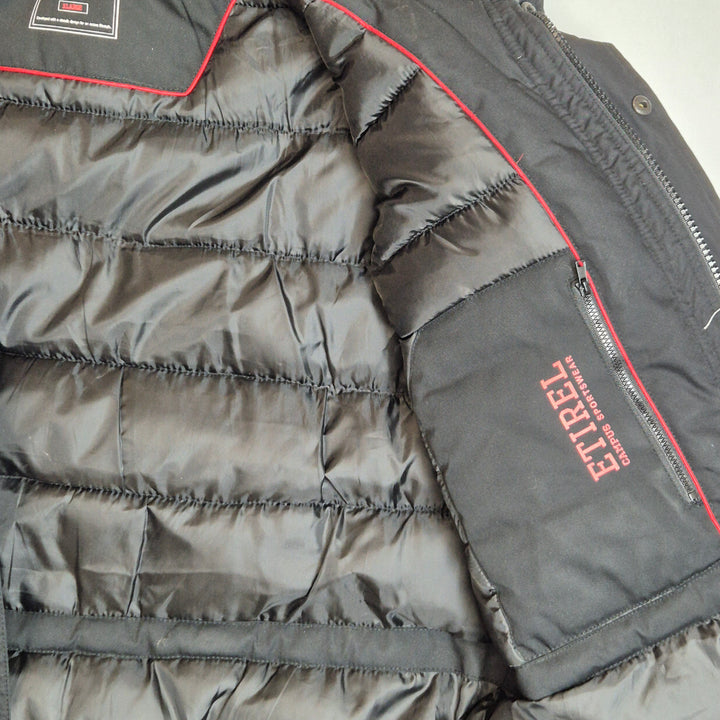 Svart vinterparkas Etirel Campus Sportswear XL