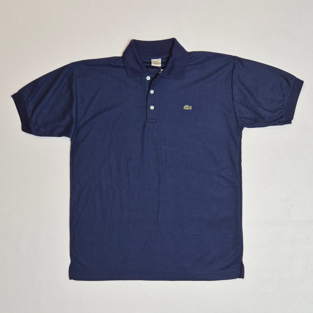 Klassisk mörkblå Lacoste pikétröja M