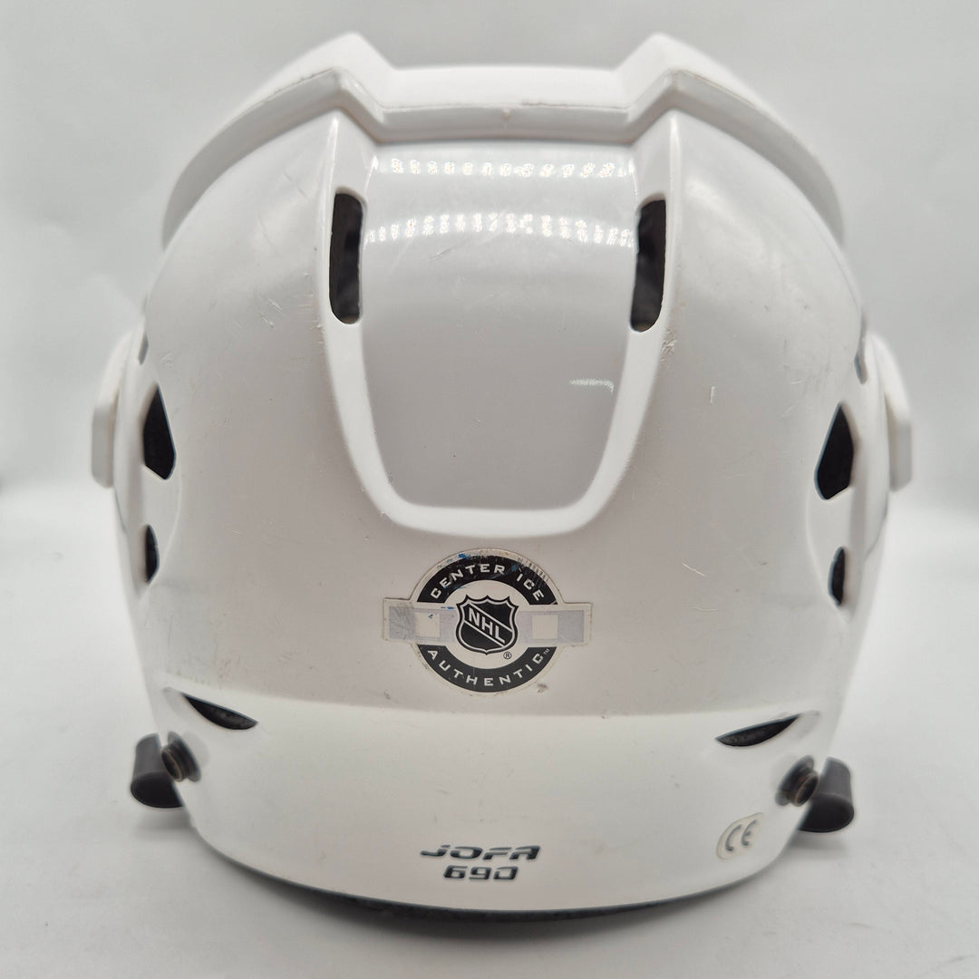 Jofa 690 vit retro ishockeyhjälm med galler