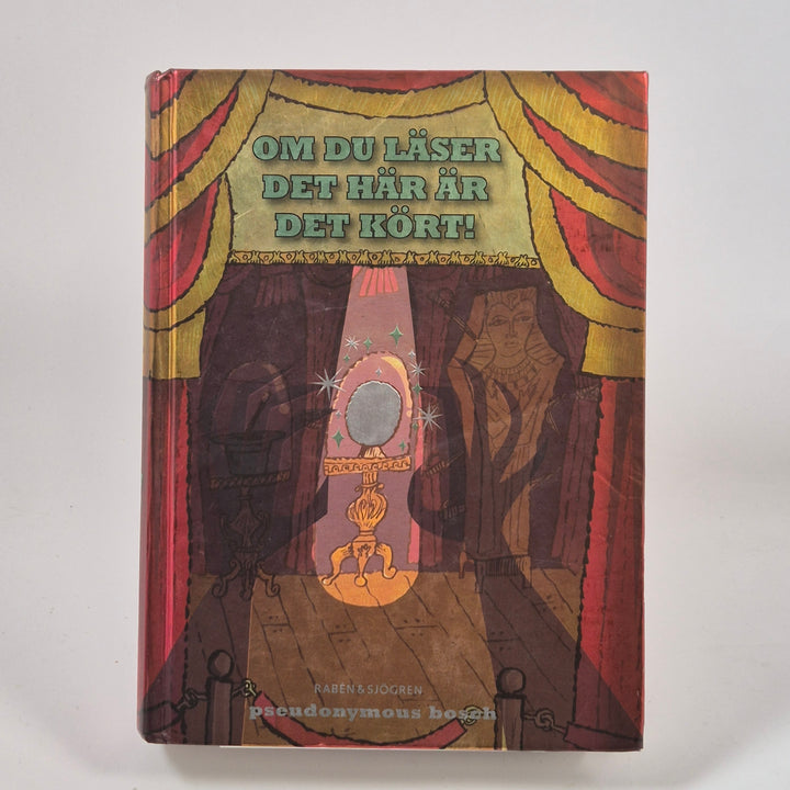 Mystisk ungdomsbok Rabén Sjögren inbunden retro