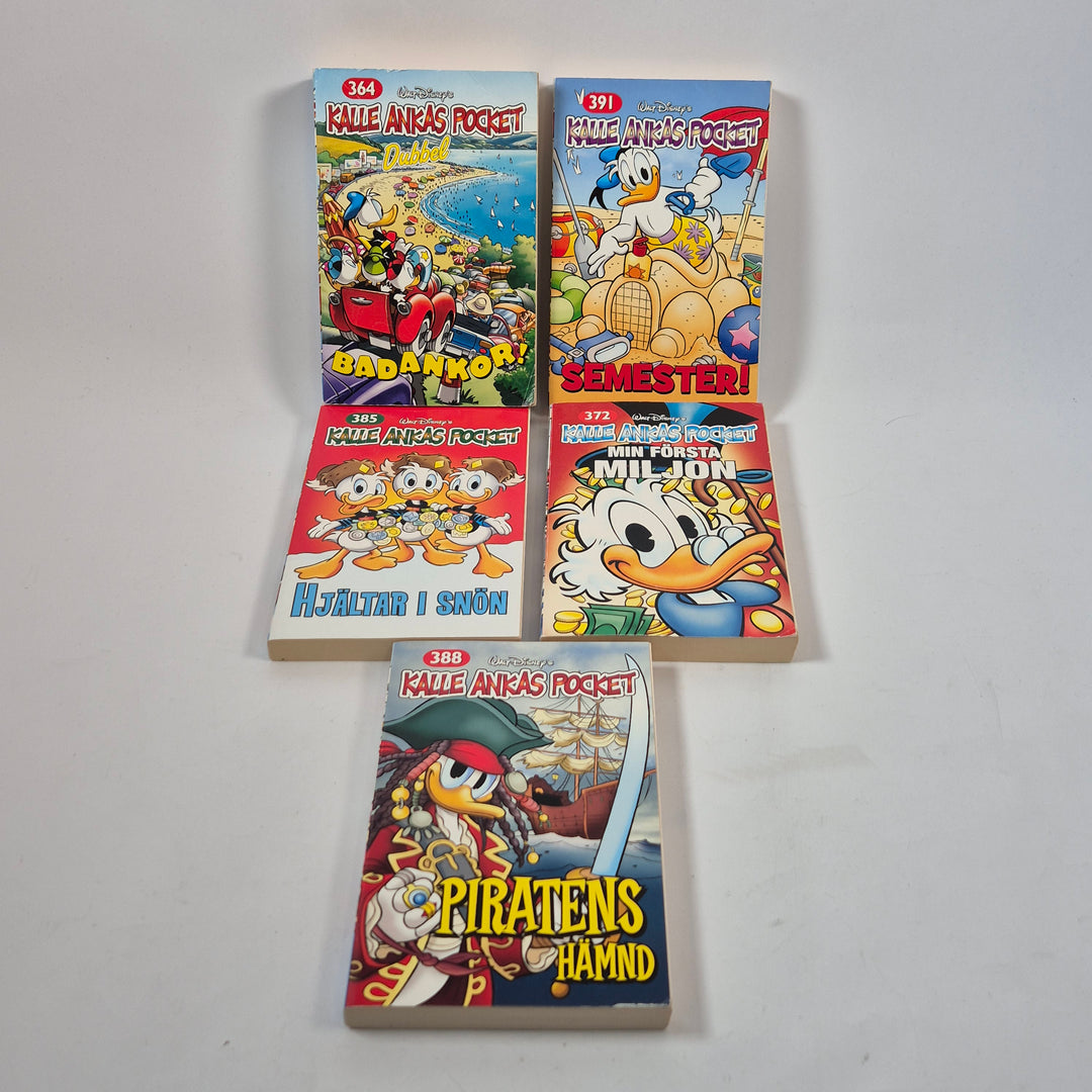 Kalle Ankas Pocket paket om fem retro
