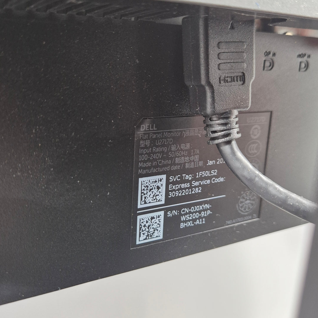 Elegant Dell UltraSharp U2717D 27 tums skärm