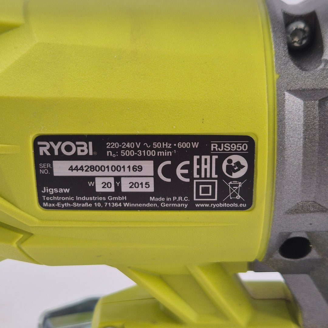 Ryobi RJS950 sticksåg 600W ergonomisk begagnad