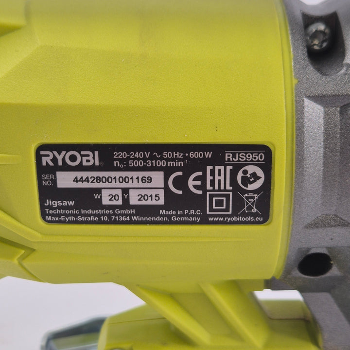 Ryobi RJS950 sticksåg 600W ergonomisk begagnad