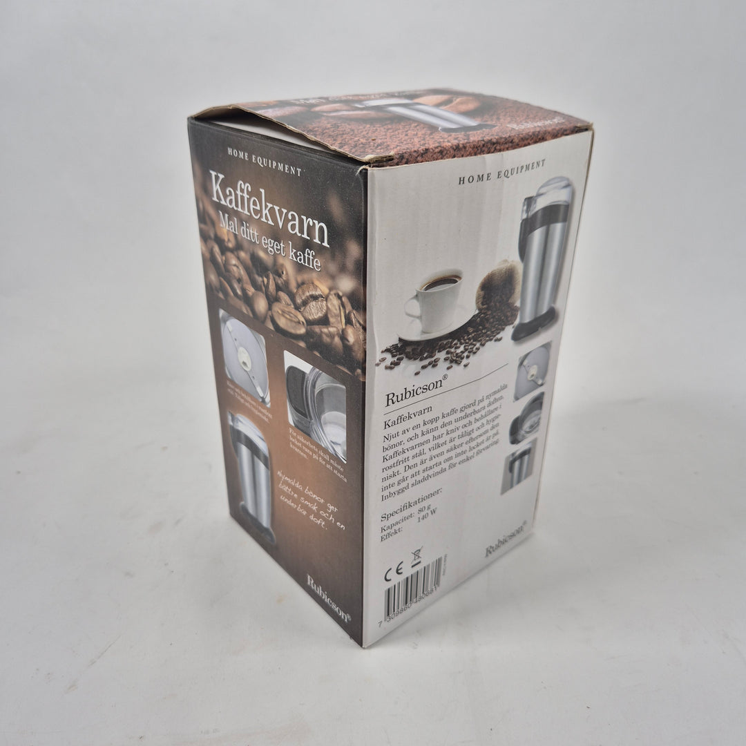 Rubicson elektrisk kaffekvarn rostfritt stål