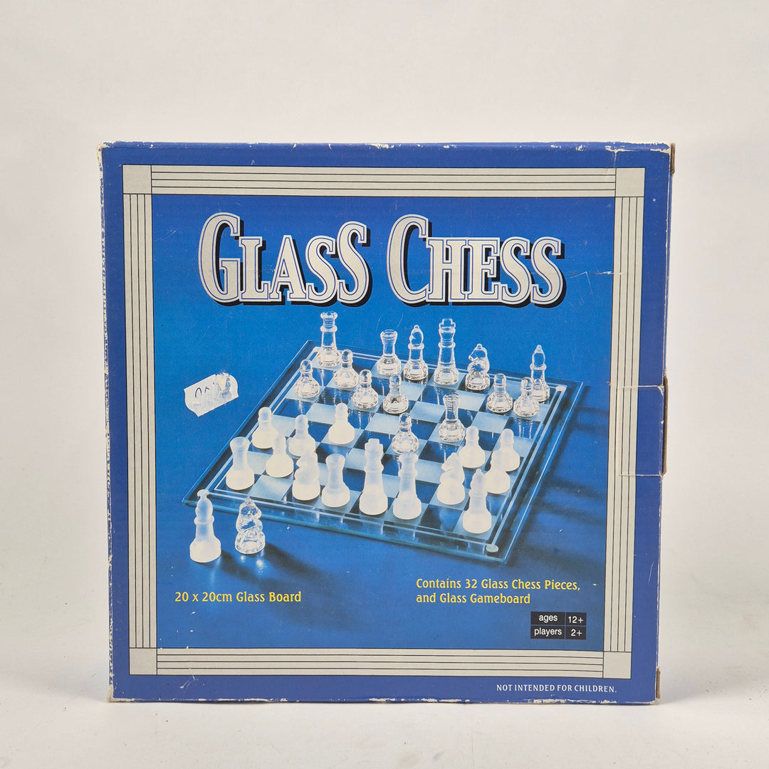 Elegant Glass Chess schackspel i glas