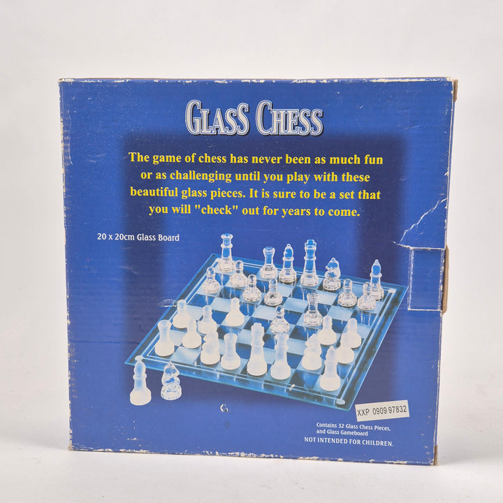 Elegant Glass Chess schackspel i glas