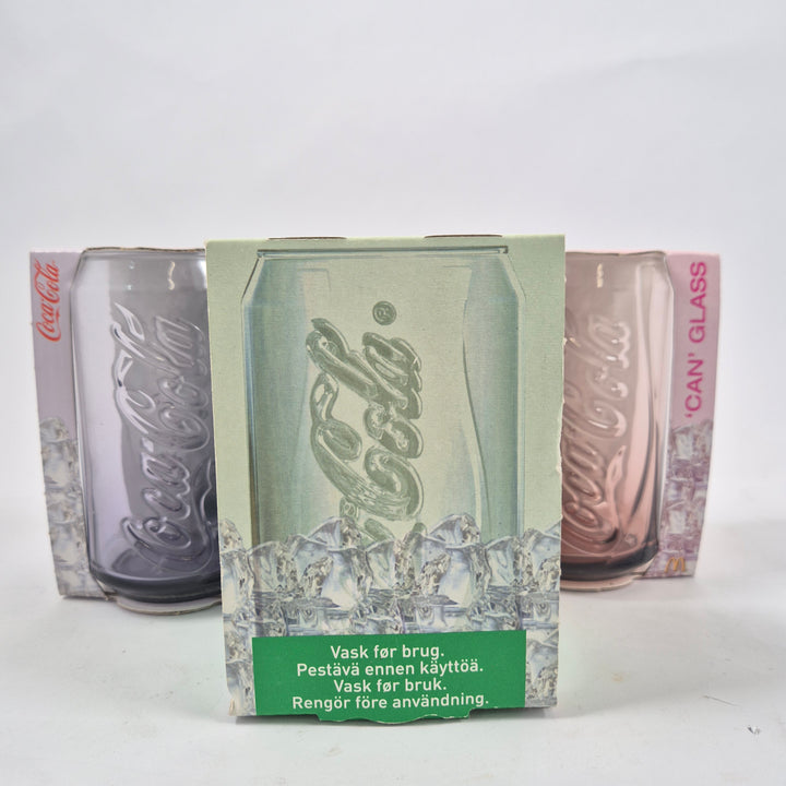 Coca-Cola McDonald’s can glas set retro