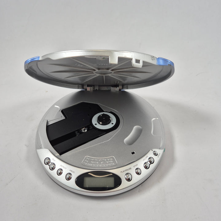 Durabrand retro bärbar CD-spelare silverblå