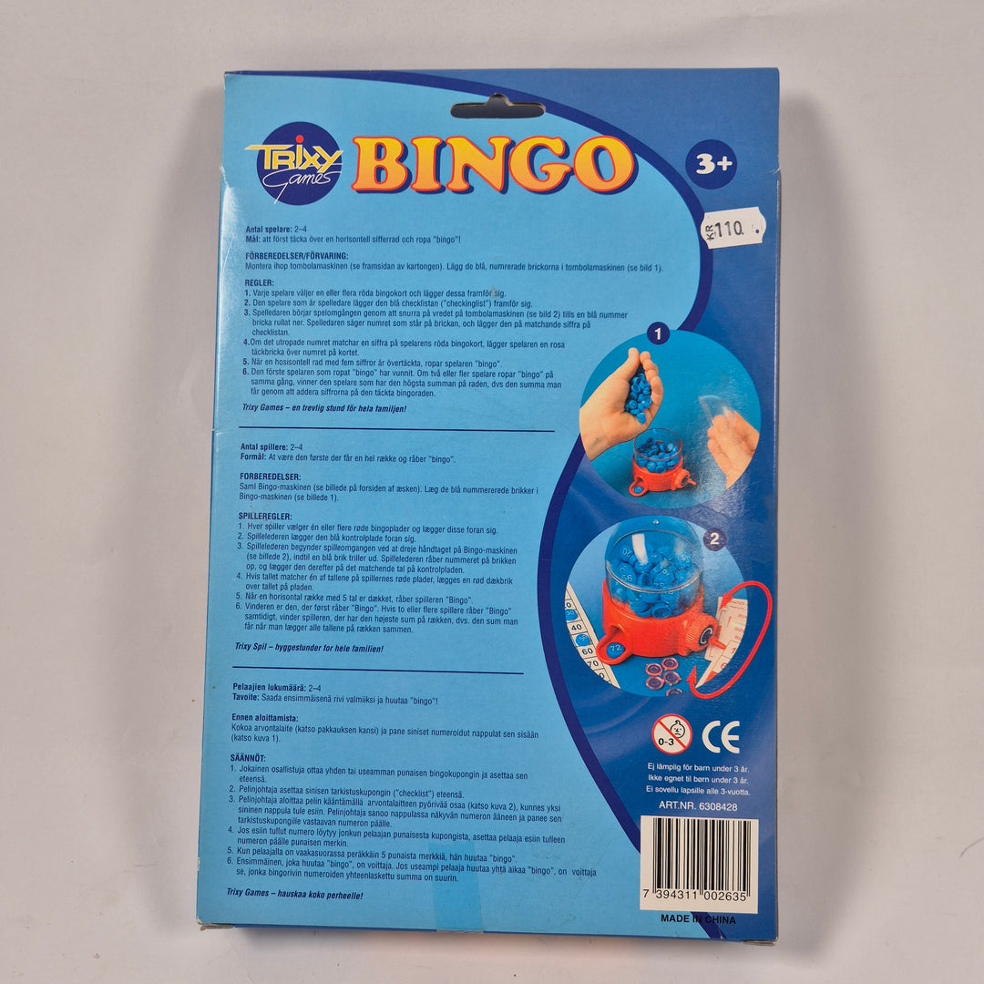 Klassiskt bingospel Trixx Games komplett set