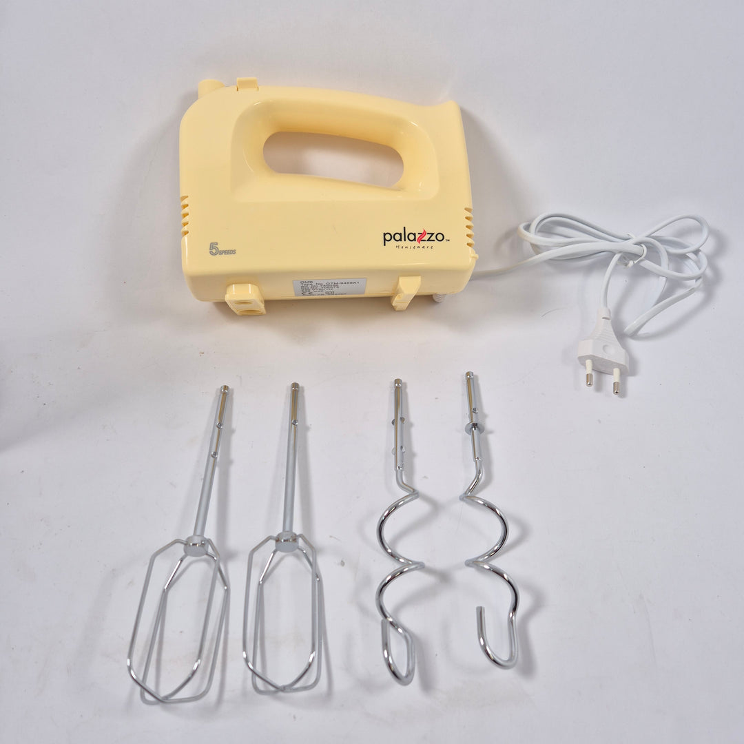 Palazzo klassisk gul handmixer retrostil