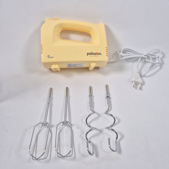 Palazzo klassisk gul handmixer retrostil