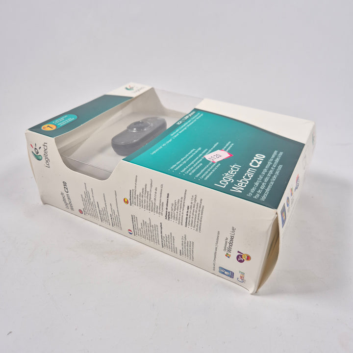 Logitech C210 webbkamera kompakt svart