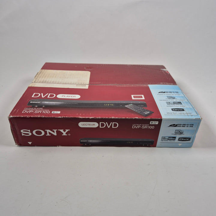 Sony DVP-SR100 kompakt svart DVD-spelare