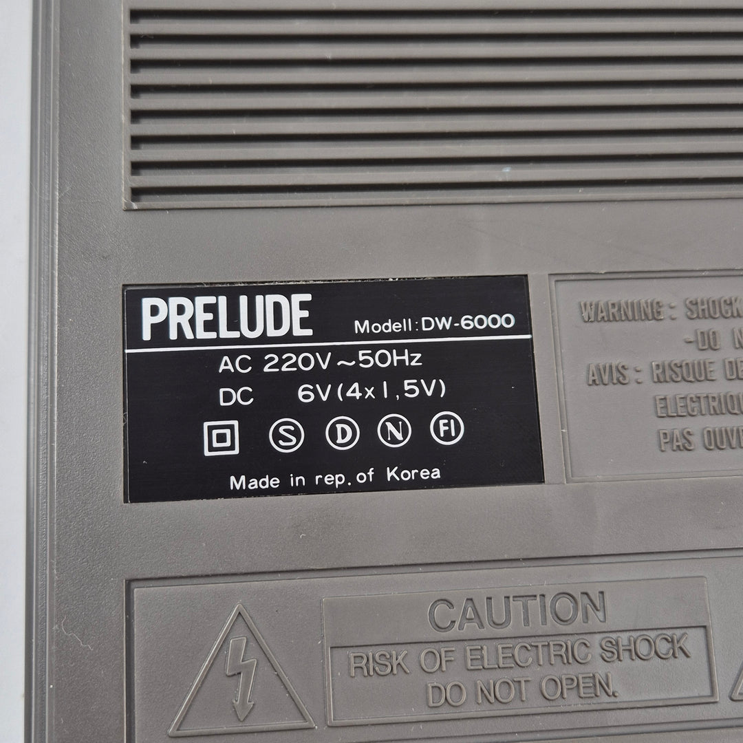 Prelude DW-6000 retro kassettbandspelare portabel
