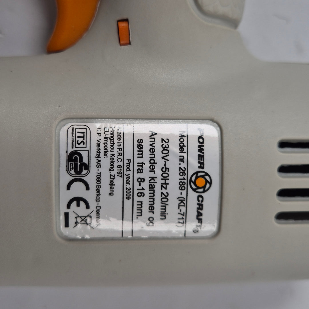 Elektrisk häft och spikpistol Power Craft