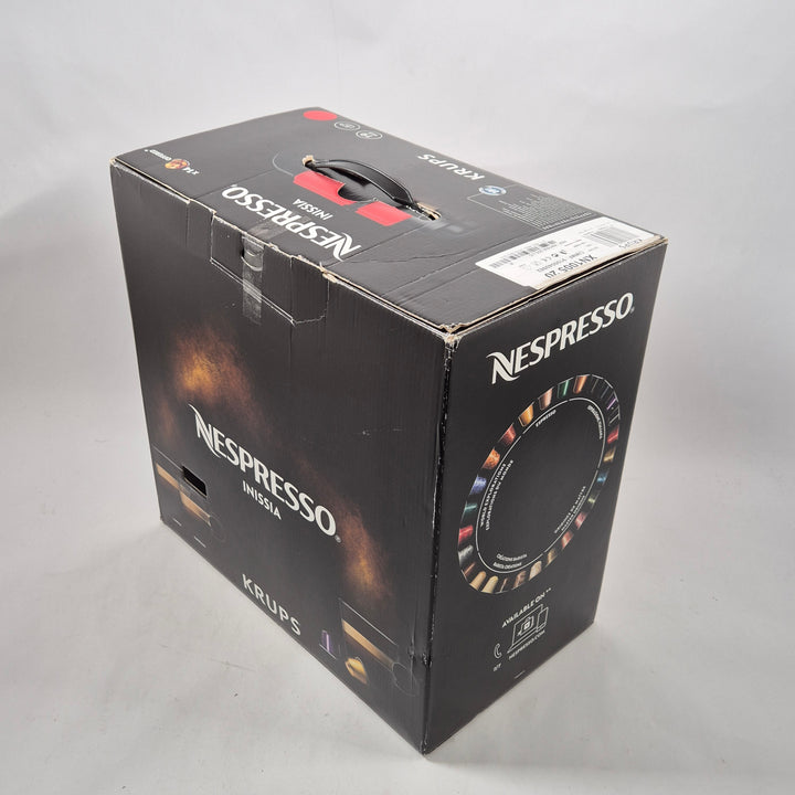 Röd Nespresso Krups XN100 kapselkaffemaskin