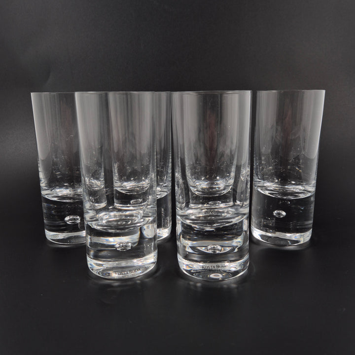 Eleganta höga dricksglas Kosta Boda set 6