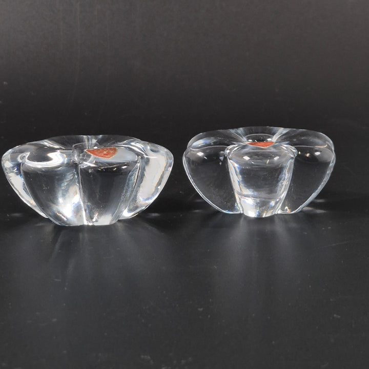 Orrefors eleganta ljuslyktor i klart glas