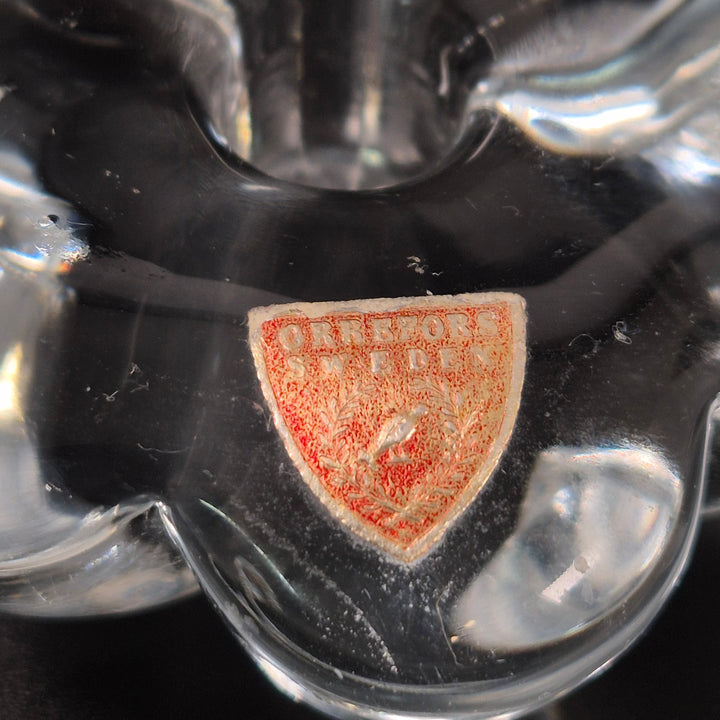 Orrefors eleganta ljuslyktor i klart glas