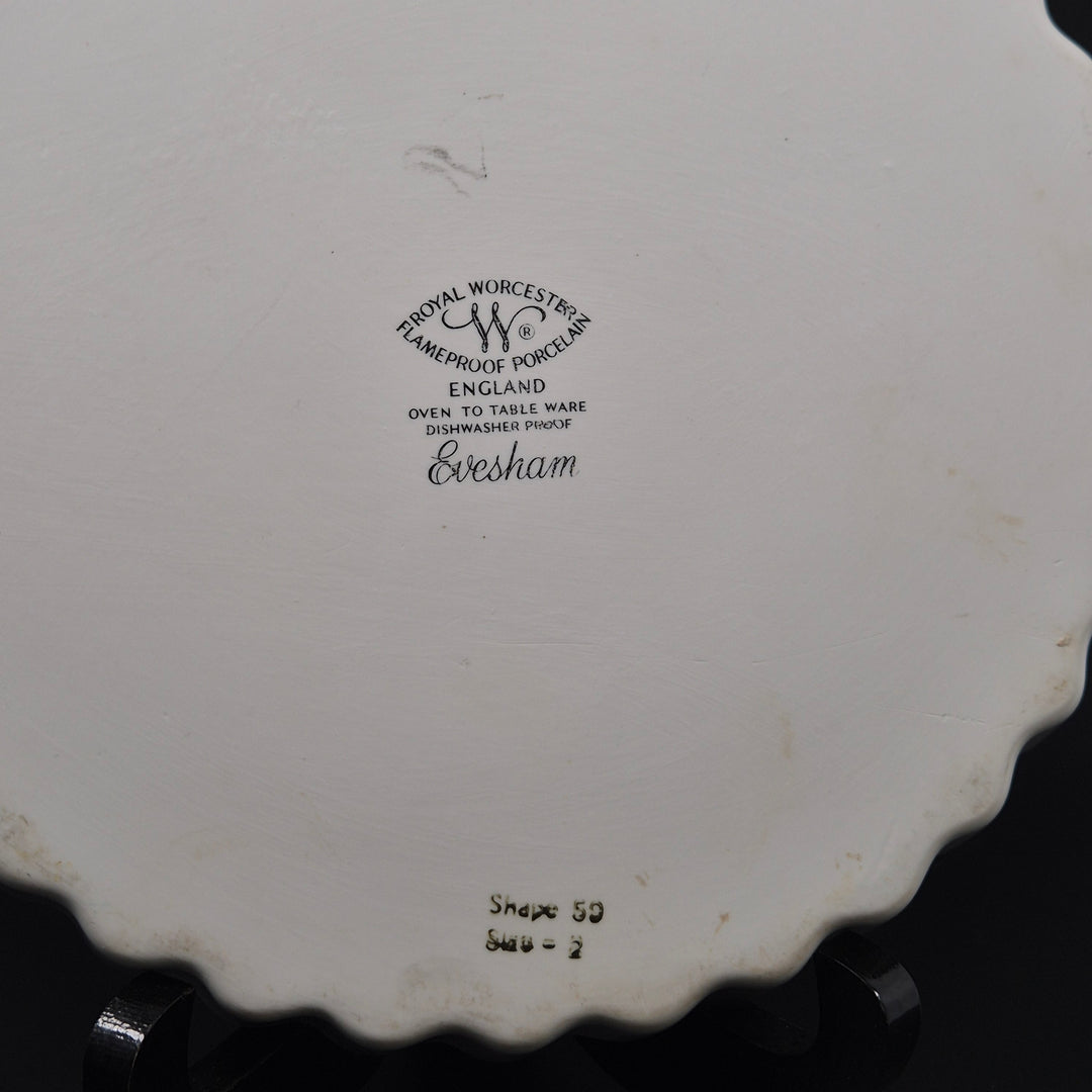 Royal Worcester Evesham pajform retro porslin