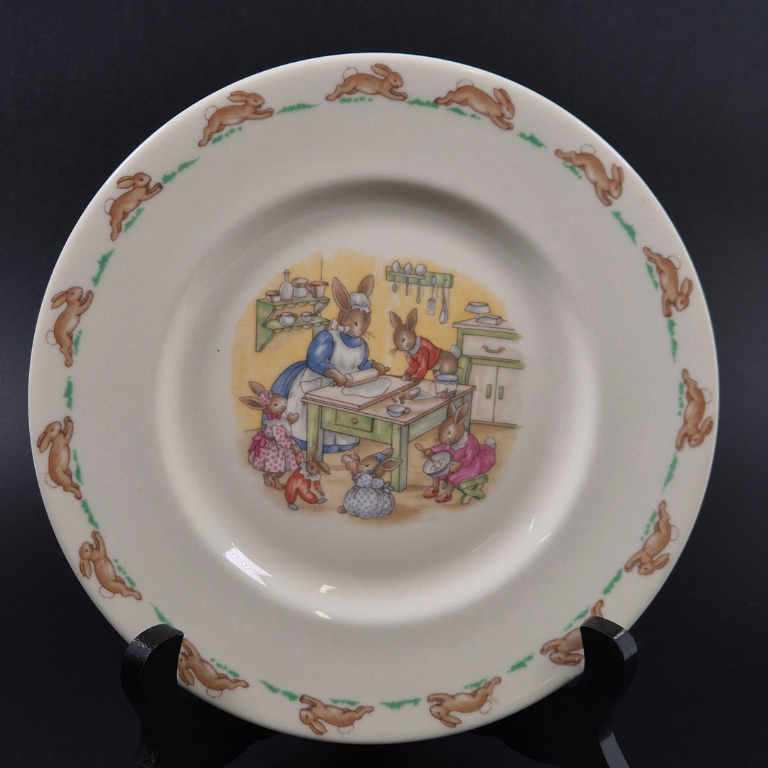 Royal Doulton Bunnykins retro samlartallrik benporslin