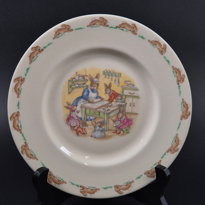 Royal Doulton Bunnykins retro samlartallrik benporslin