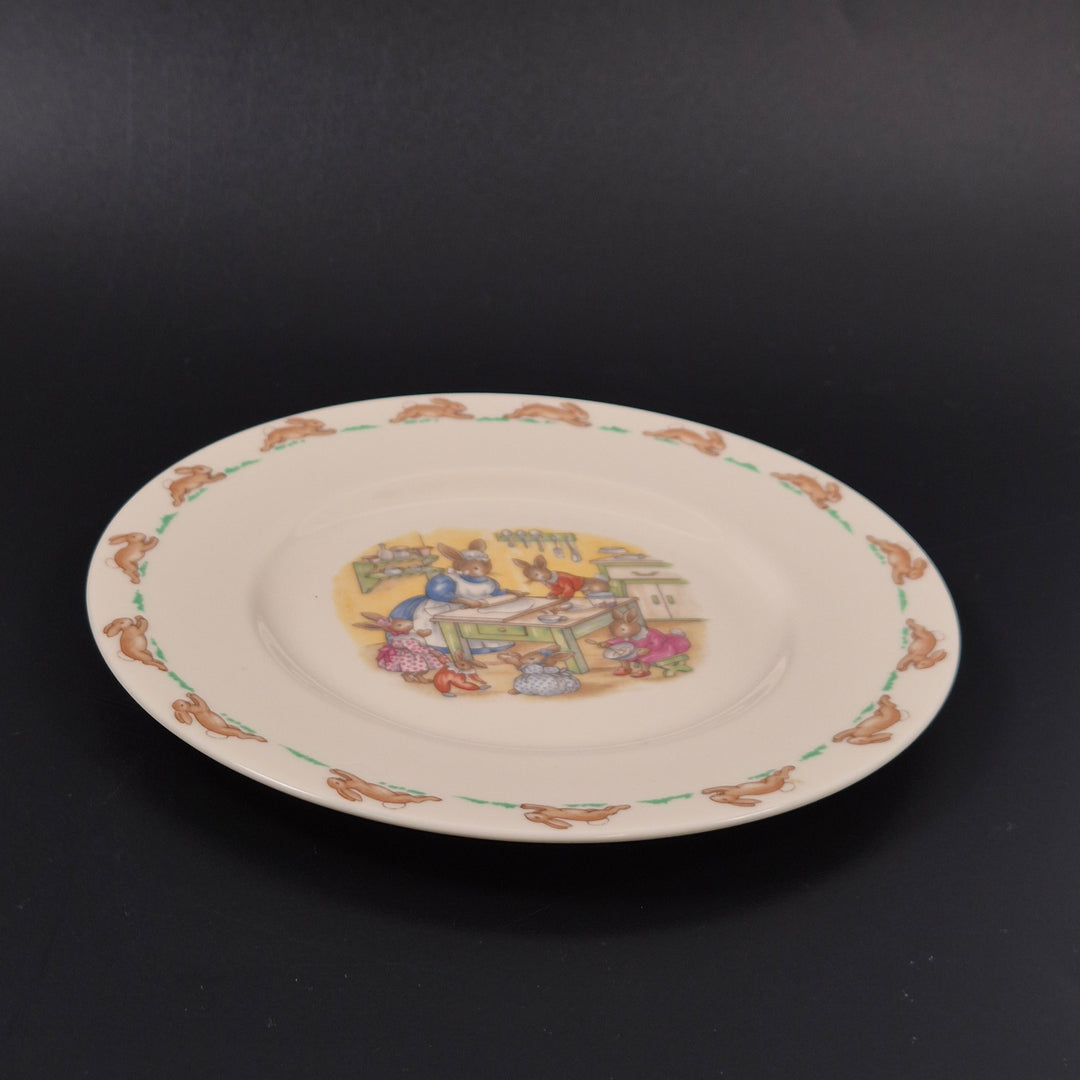 Royal Doulton Bunnykins retro samlartallrik benporslin